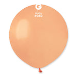 Peach 19″ Latex Balloons by Gemar from Instaballoons