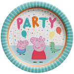 Peppa Pig Confetti Party Paper Plate 9″ by Amscan from Instaballoons