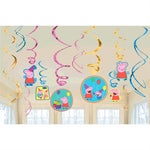 Peppa Pig Swirl Decorations Set by Amscan from Instaballoons