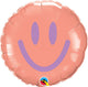 Pink and Coral Smiley Smiles (requires heat-sealing) 9″ Balloon