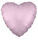 Corazón rosa mate (requiere termosellado) Globos de 9″ (10 unidades)