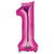 Pink Number 1 34″ Foil Balloon by Anagram from Instaballoons