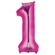 Pink Number 1 34″ Balloon