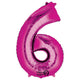 Pink Number 6 34″ Balloon