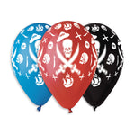 Pirate12″ Latex Balloons by Gemar from Instaballoons