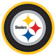 Pittsburg Steelers 9in Plates 9″ (8 count)