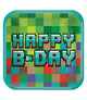 Platos Pixel Party Happy B-Day 9″ (8 unidades)