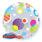 Polka Dots and Dots 22″ Bubble Balloon by Qualatex from Instaballoons