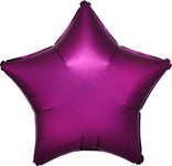 Pomegranate Satin Luxe Star 19″ Foil Balloon by Anagram from Instaballoons