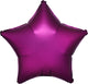 Pomegranate Satin Luxe Star 19″ Balloon
