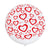 Printed Hearts  31″ Latex Balloon by Gemar from Instaballoons