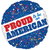 Proud To Be An American 18″ Foil Balloon by Anagram from Instaballoons