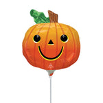 Pumpkin (requires heat-sealing) 14″ Foil Balloon by Anagram from Instaballoons