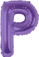 Purple Letter P 16″ Balloon