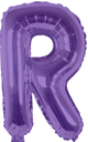 Purple Letter R 16″ Balloon