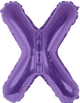 Purple Letter X 16″ Balloon
