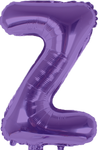 Purple Letter Z 16″ Foil Balloon by Party America from Instaballoons