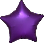 Purple Satin Luxe Star 19″ Foil Balloon by Anagram from Instaballoons