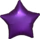 Purple Satin Luxe Star 19″ Balloon