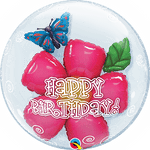 Qualatex 24" Happy Birthday Flower Bubble
