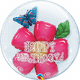 24" Happy Birthday Flower Bubble