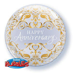 Classic Anniversary 22″ Bubble Balloon