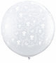 Globos de látex Flowers-A-Round Diamond Clear 36″ (2)