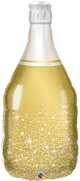 Botella de vino Golden Bubbly Champagne 39″