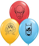 Qualatex Justice League Faces 5″ (100 count)