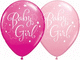 11″ Baby Girl Stars Latex (50 count)