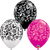 Qualatex Latex 11" Damask Print Latex Balloons (50 pack)