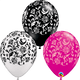 Globos de látex con estampado de damasco de 11" (paquete de 50)