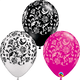 11″ Damask Print Latex Balloons (50 pack)