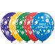 11″ Happy Birthday Sports Wrap Latex Balloons 100 Count