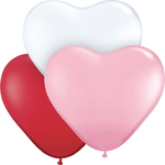 Qualatex Latex 11″ Heart Latex Balloons, Sweetheart Assortment (100)