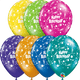 11″ Round Birthday Sparkling Balloons Latex Balloons (50 pack)