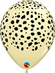 11″ Round Cheetah Spots Latex Balloons (50 pack)