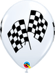 11″ Round Racing Flags Balloons (50 count)