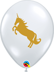 Qualatex Latex 11" Round Unicorn Balloons (50 pack)