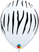 11″ Zebra Animal Stripes Print Balloons (50 pack)