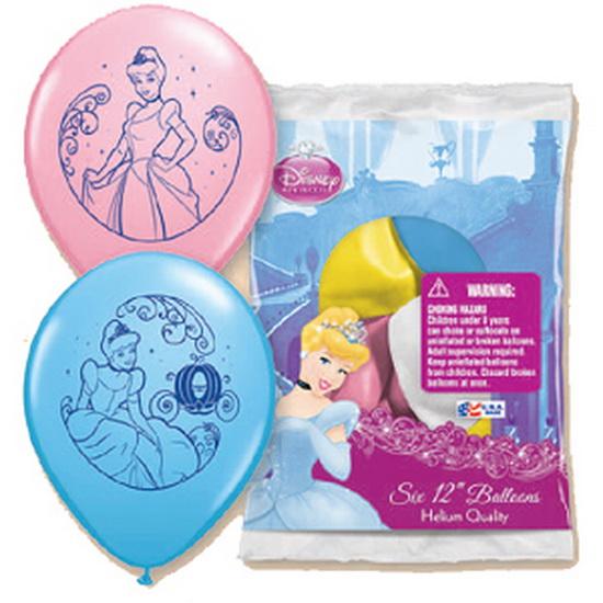 12″ Cinderella Latex Balloons Count – instaballoons Wholesale