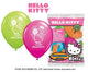 Globos de látex Hello Kitty de 12 pulgadas, 6 unidades