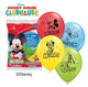 12″ Mickey and His Pals Latex Balloons 6 Count