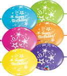 Qualatex Latex 12" Quick Link Birthday Balloons (50 pack)