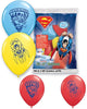 Globos de látex Superman de 12 pulgadas, 6 unidades