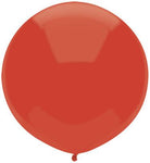 Qualatex Latex 17" Real Red Outdoor Display Latex Balloons 72 Count