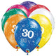 30-A-Round Jewel Surtido Globos de látex de 11″ (50 unidades)