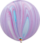 Globos de látex Fashion SuperAgate (veteado) de 30" (2 unidades)