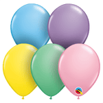 Qualatex Latex 5" Pastel Assorted Latex Balloons 100 Count