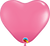 Qualatex Latex 6″ Rose Heart Latex Balloons (100)